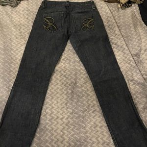 Guess low rise black jeans size 27